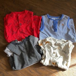 Lot of four (4) baby rompers
